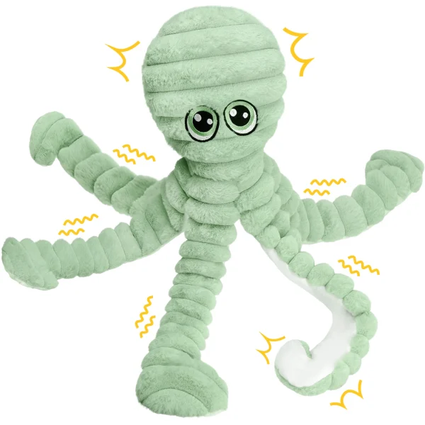Octopus Squeaky Plush Toy